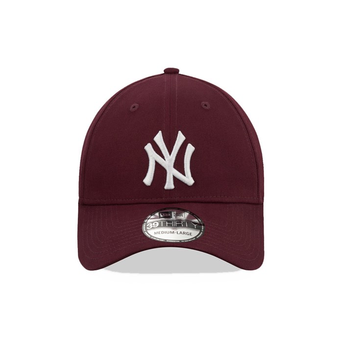 New York Yankees Essential 39THIRTY Lippis Viininpunainen - New Era Lippikset Myynti FI-054712